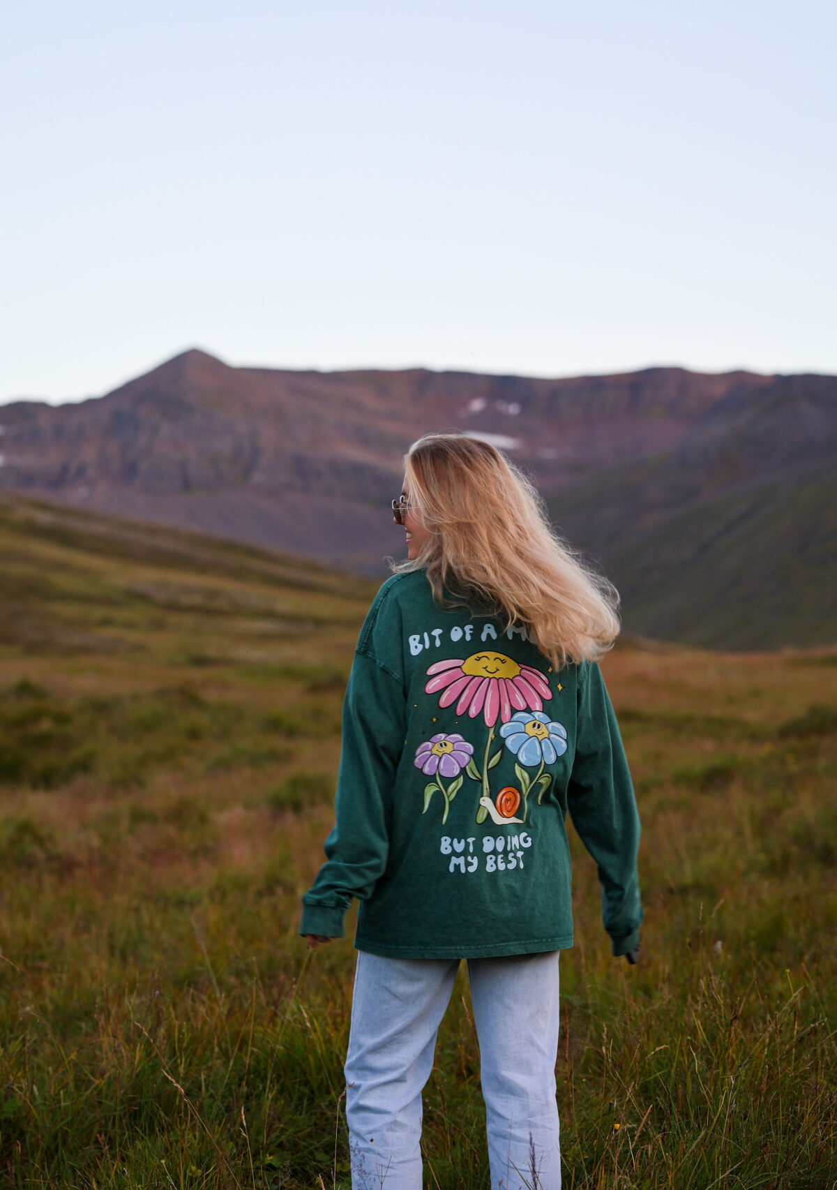 bit of a mess acid wash longsleeve - obrazek 5