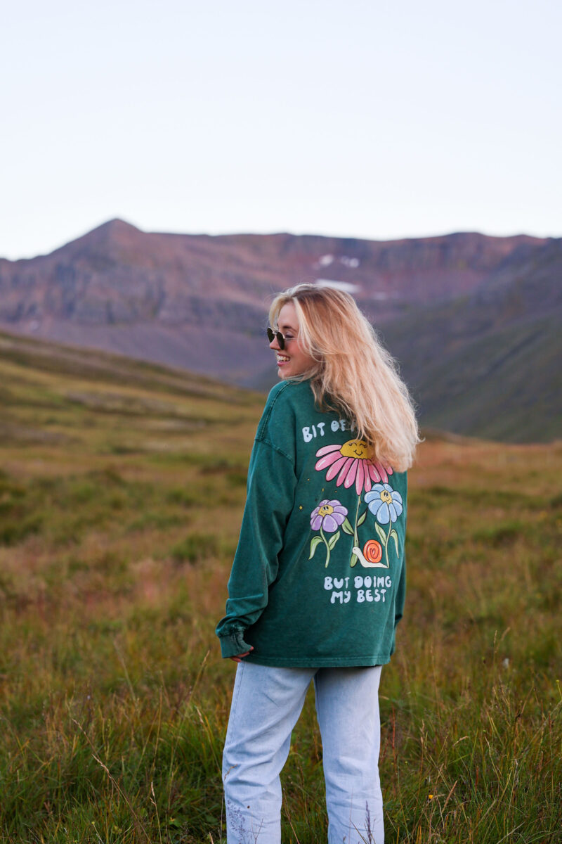 bit of a mess acid wash longsleeve