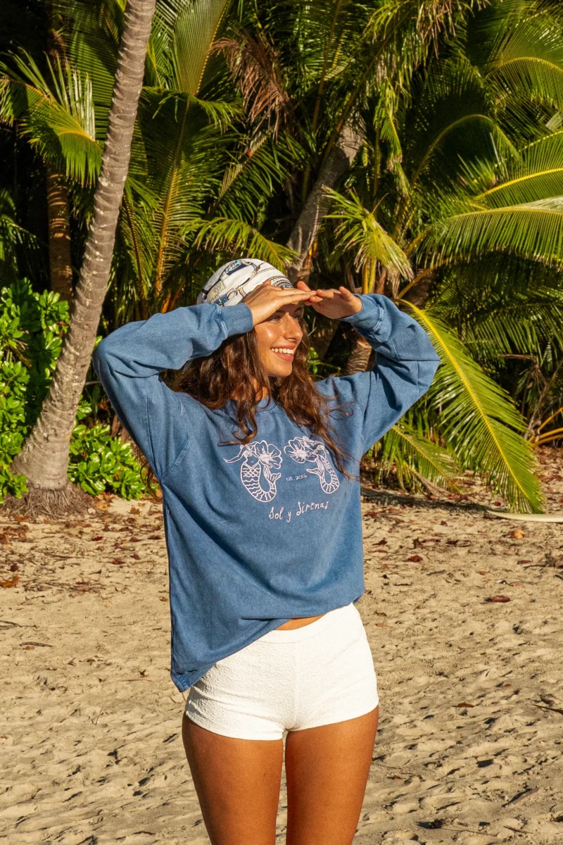 sol y sirenas snow wash longsleeve