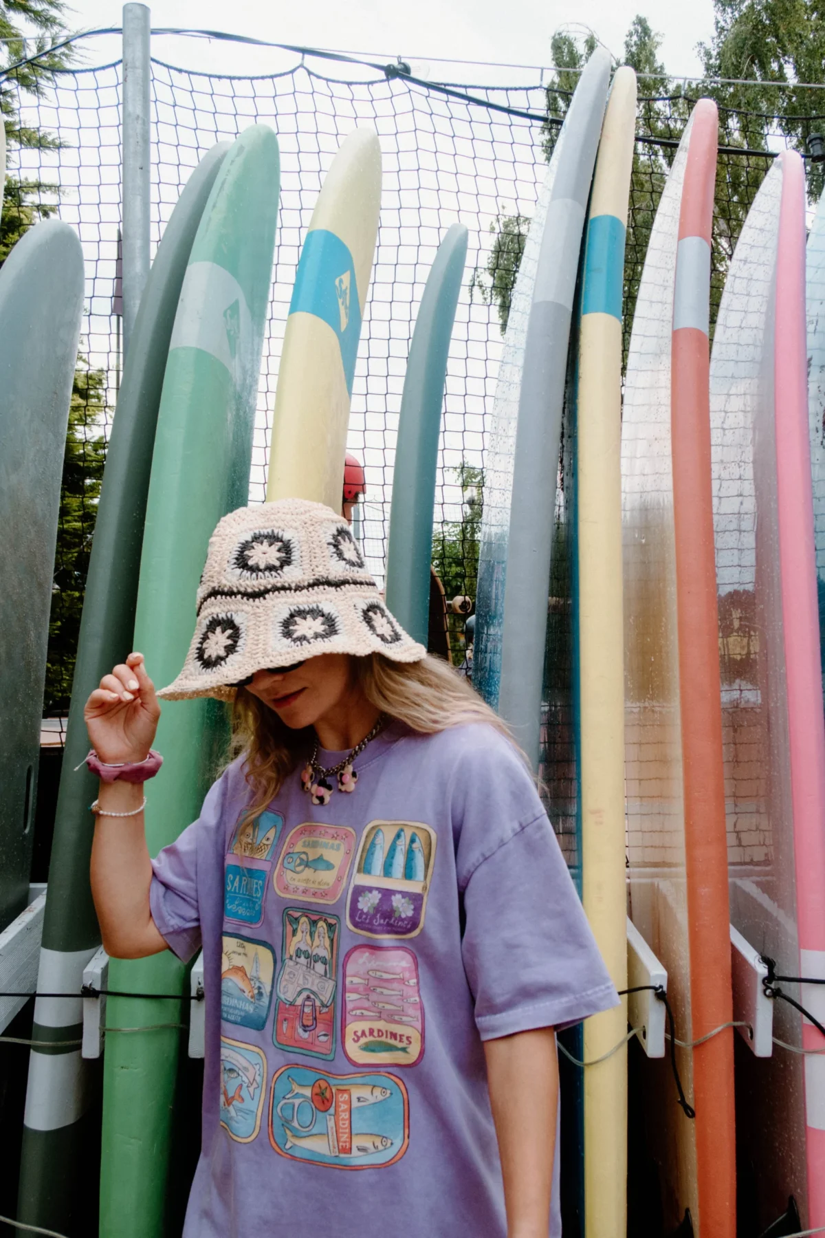 tinned fish acid wash tee