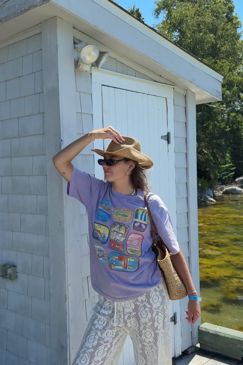 tinned fish acid wash tee (lilac blush)