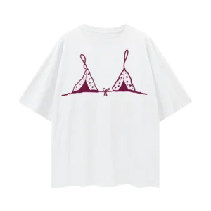bralette oversized tee