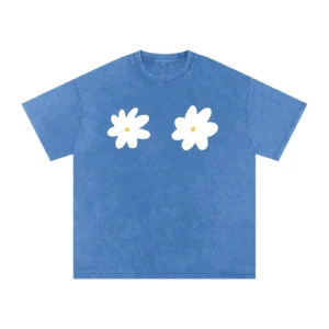 daisy-daze-Acid-Wash-Oversize-T-Shirt