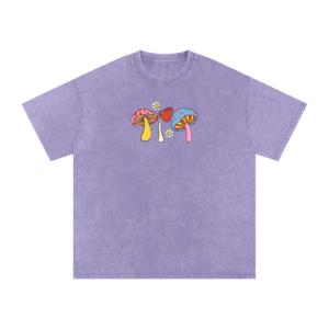 grzybki - Acid Wash Oversize T-Shirt