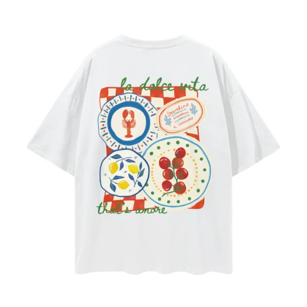 la dolce vita oversized tee - obrazek 2