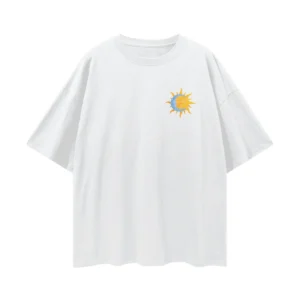 la lune et le soleil oversized tee