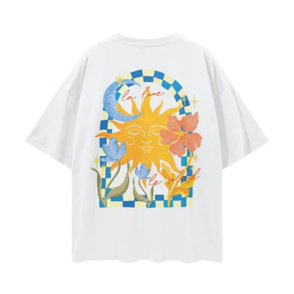 le soleil et la lune oversized tee