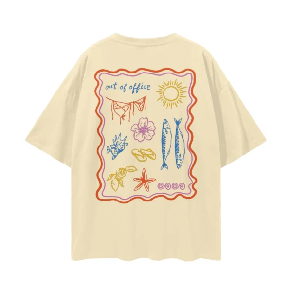 out of office oversized tee - obrazek 2