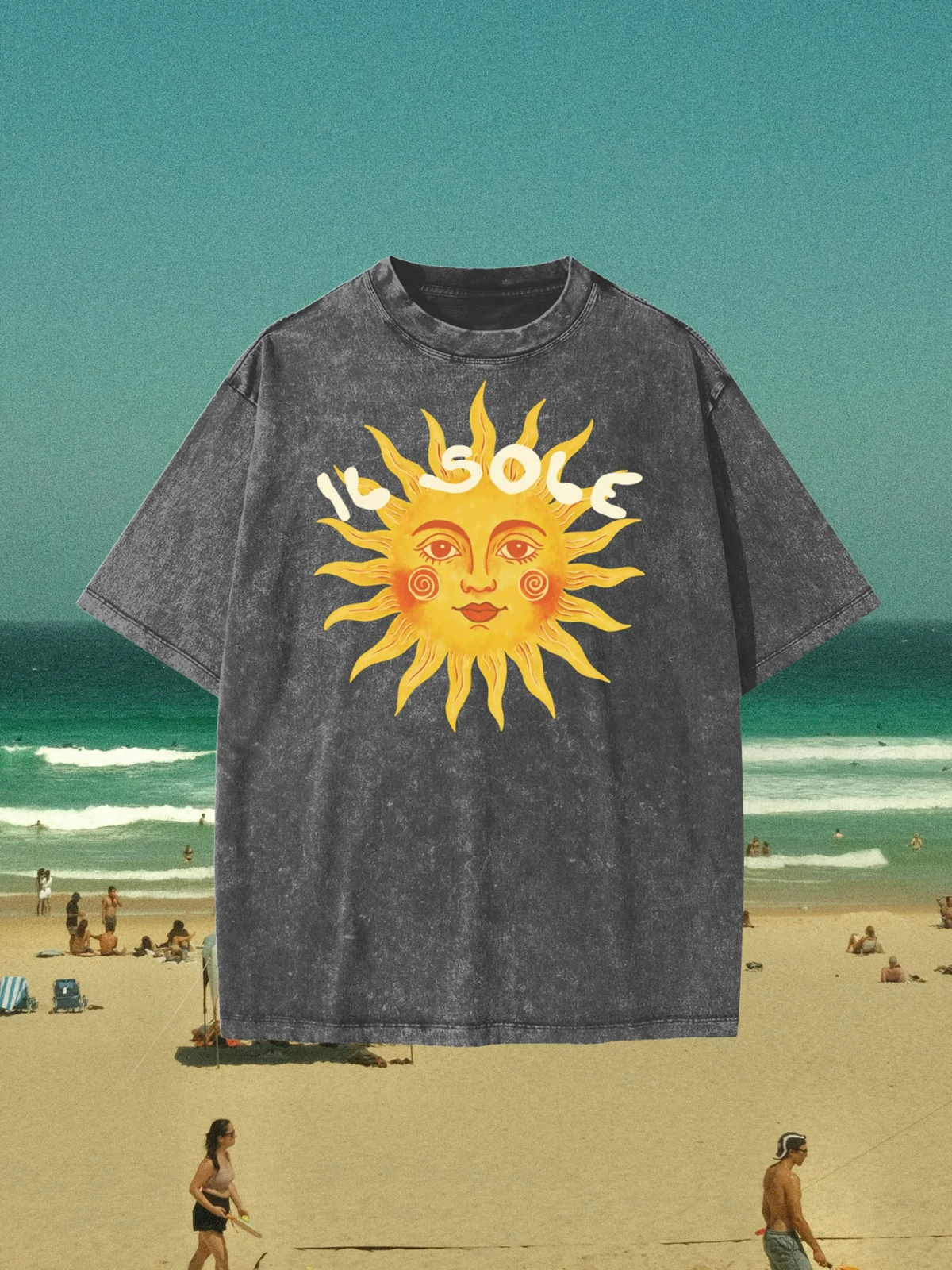 il sole snow wash tee - obrazek 4