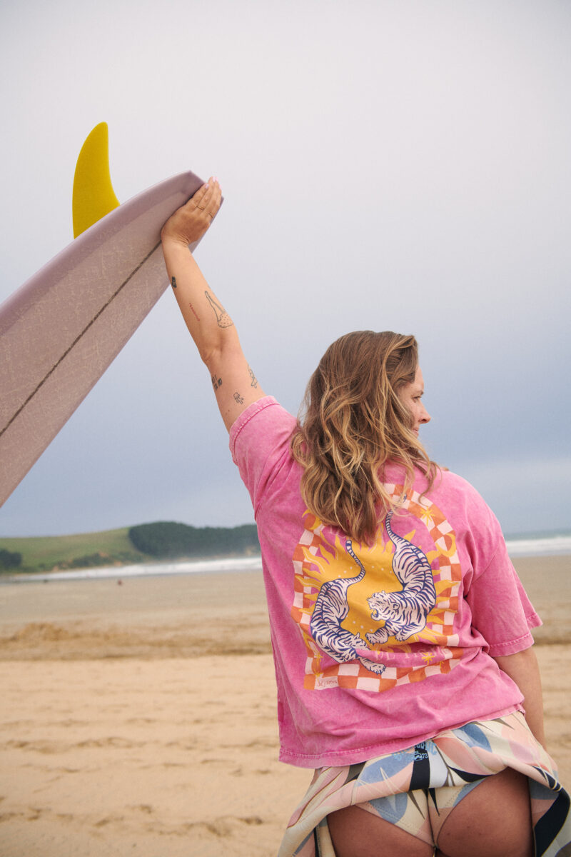 alma de tigre acid wash t-shirt
