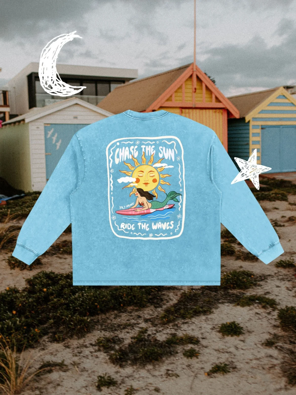 chase the sun snow wash longsleeve - obrazek 7