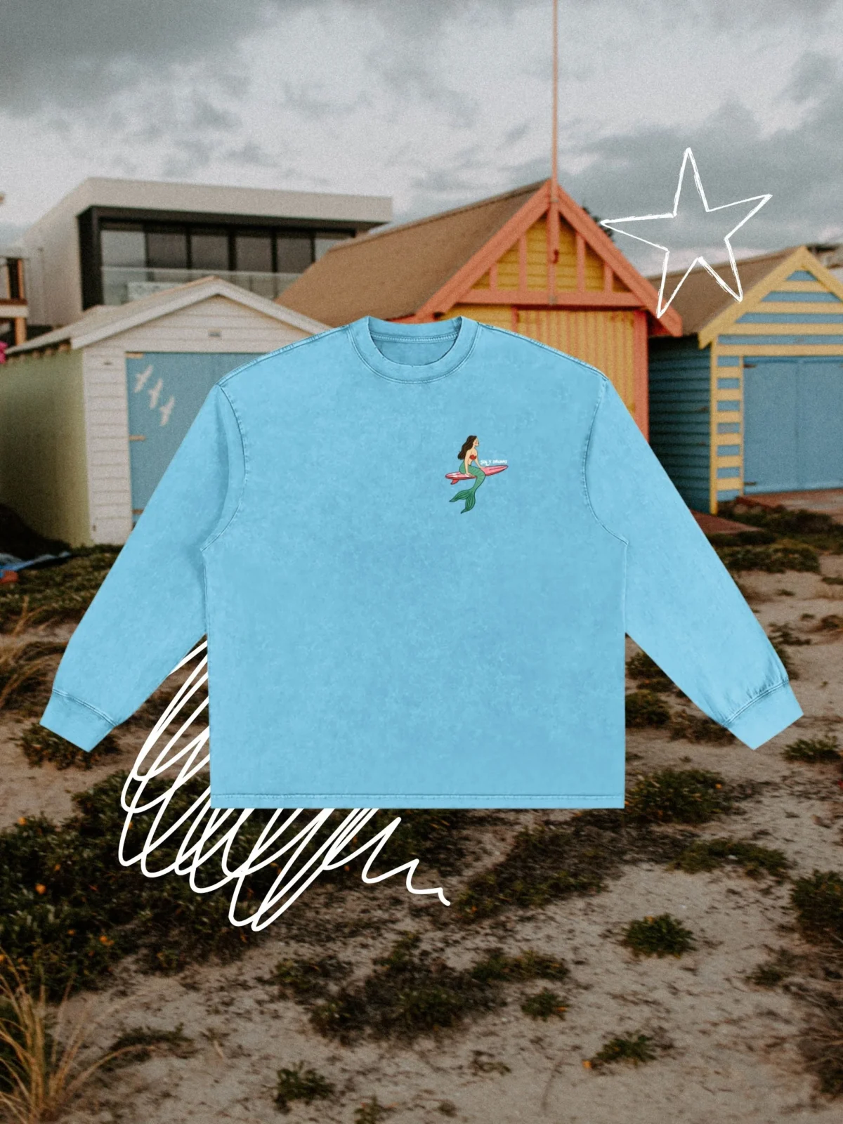 chase the sun snow wash longsleeve - obrazek 6