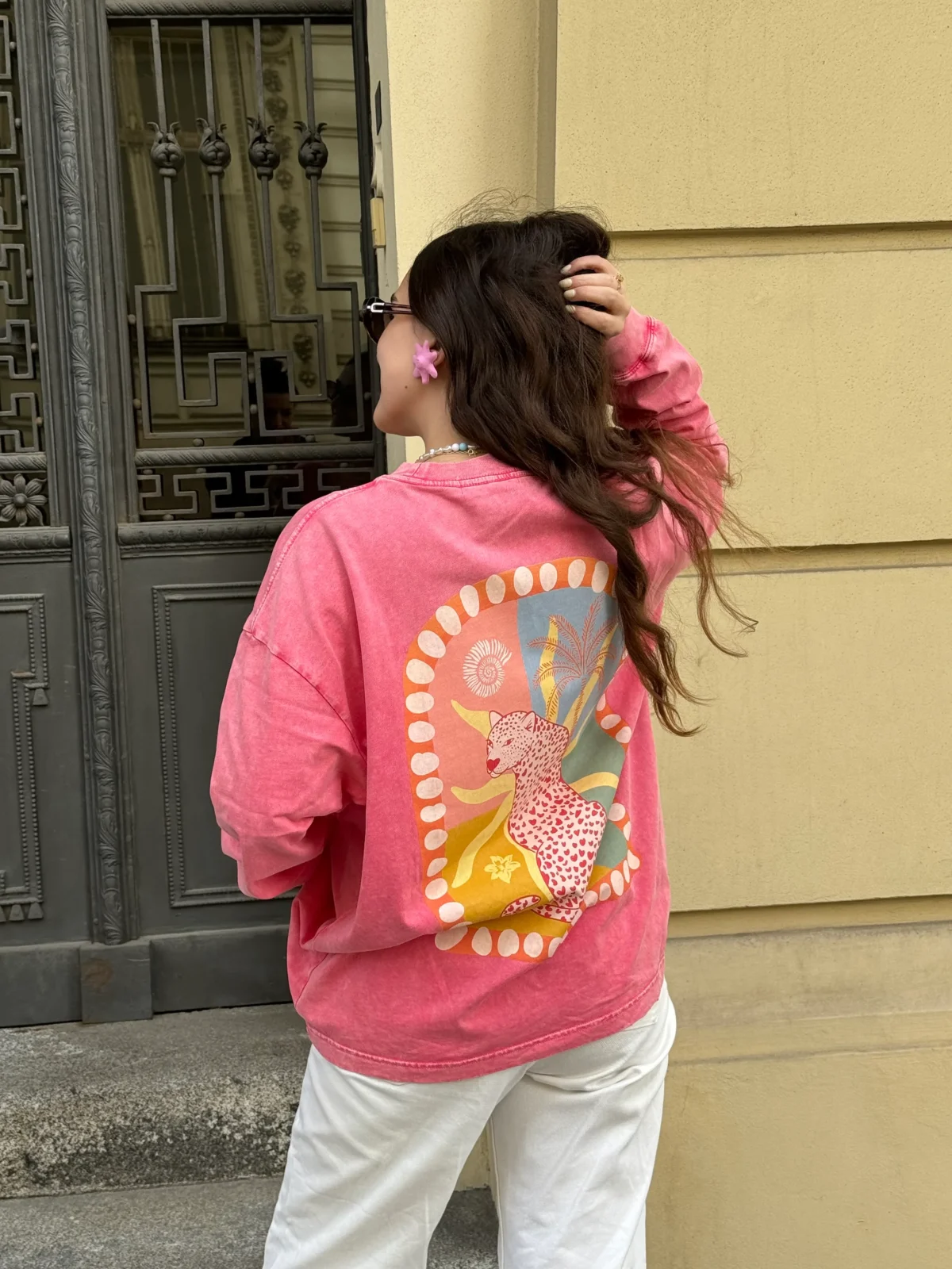 tropical leopard snow wash longsleeve - obrazek 5