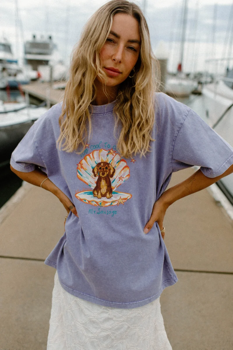 mr sausage acid wash tee purple