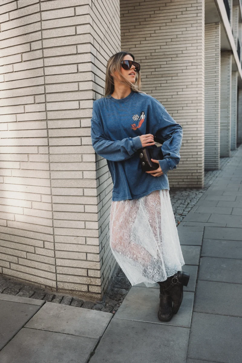 disco sirena acid wash longsleeve