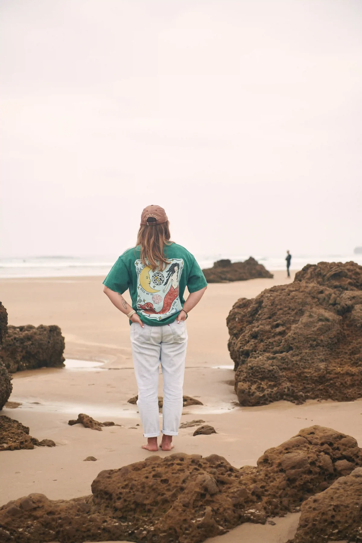 disco sirena acid wash tee - obrazek 5