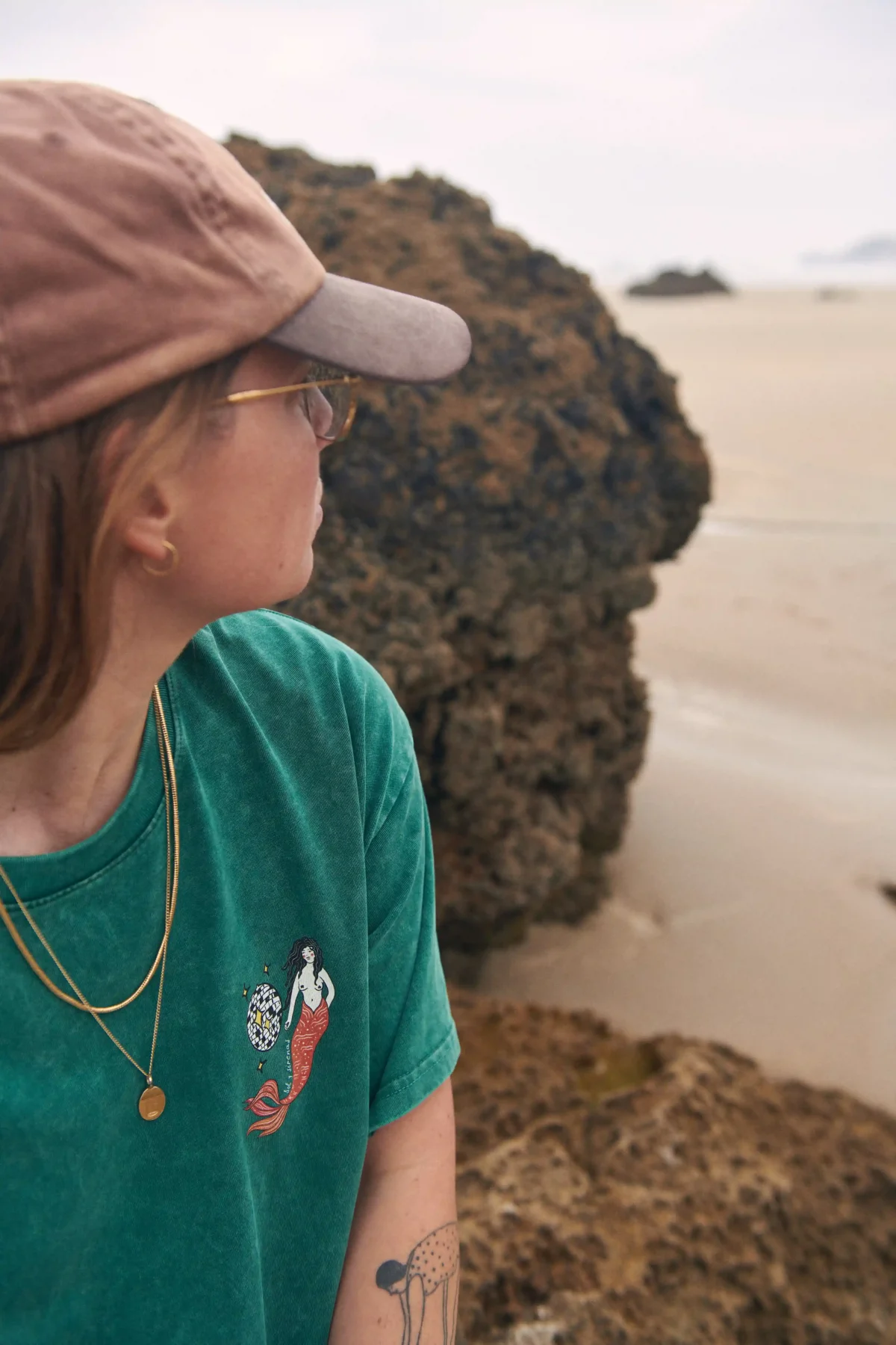 disco sirena acid wash tee - obrazek 6