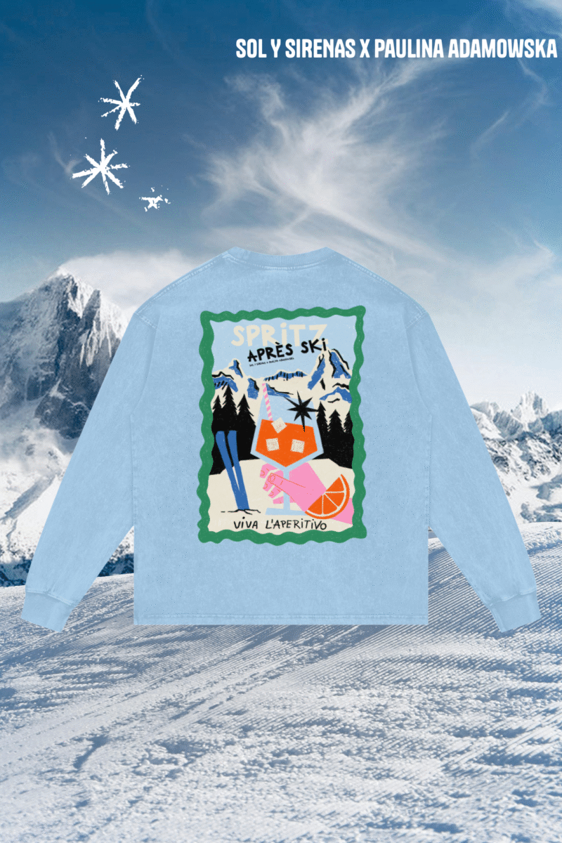 spritz apres ski club acid wash longsleeve