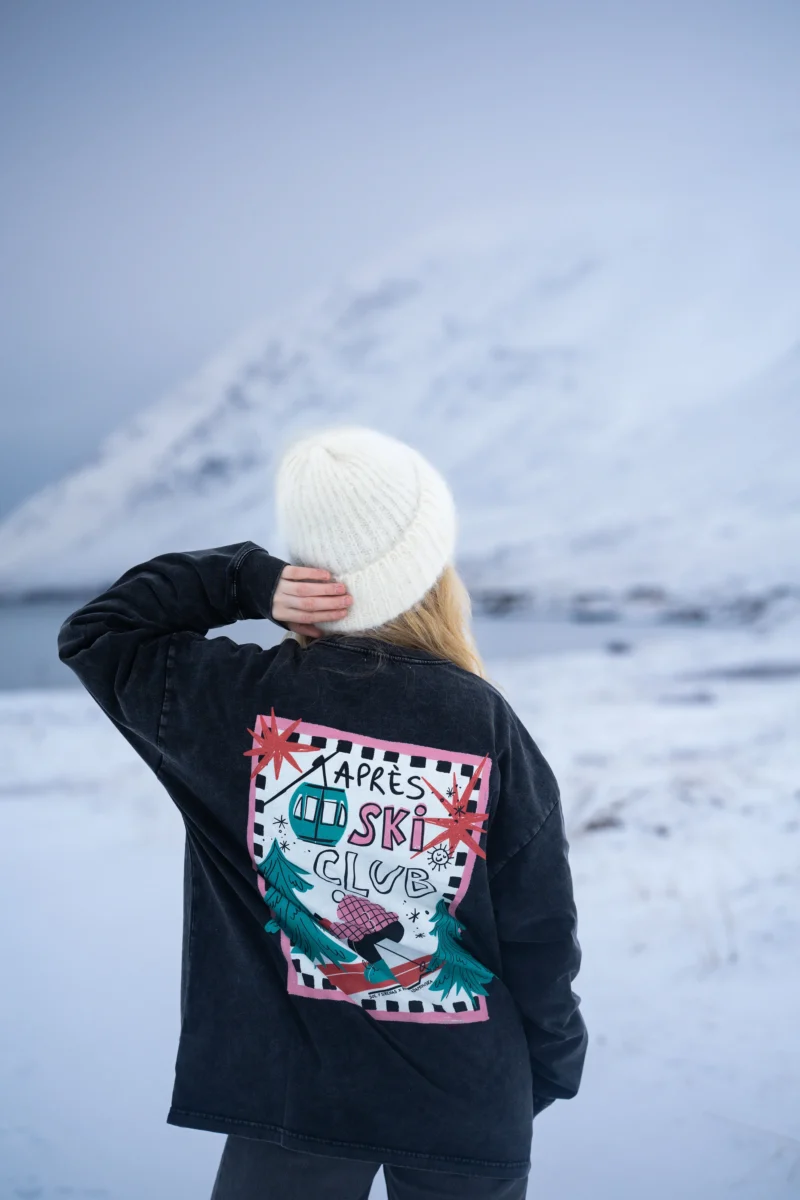 apres ski club acid wash longsleeve