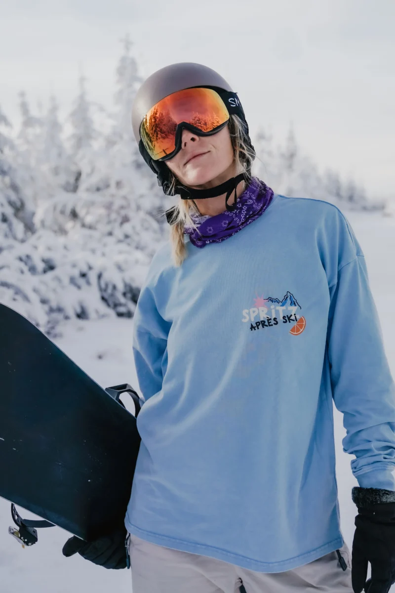 spritz apres ski club acid wash longsleeve