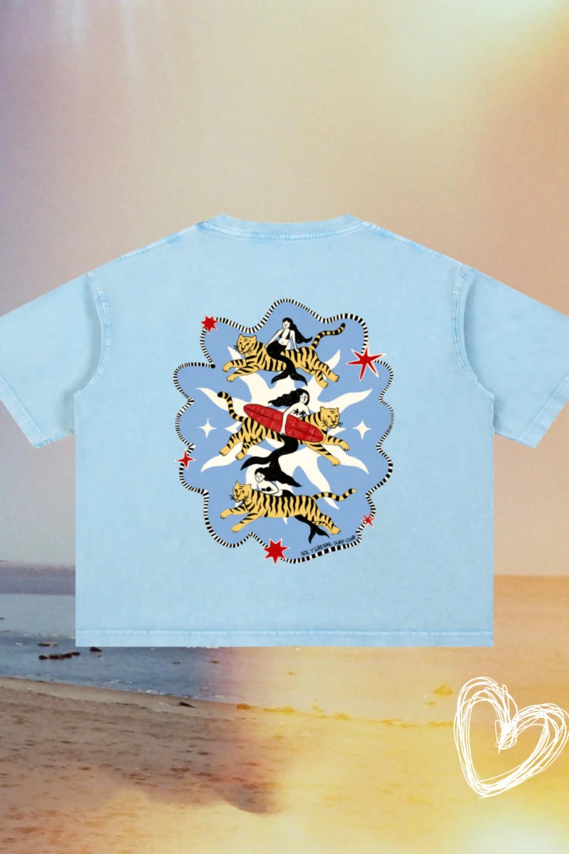 surfside tigers boxy tee