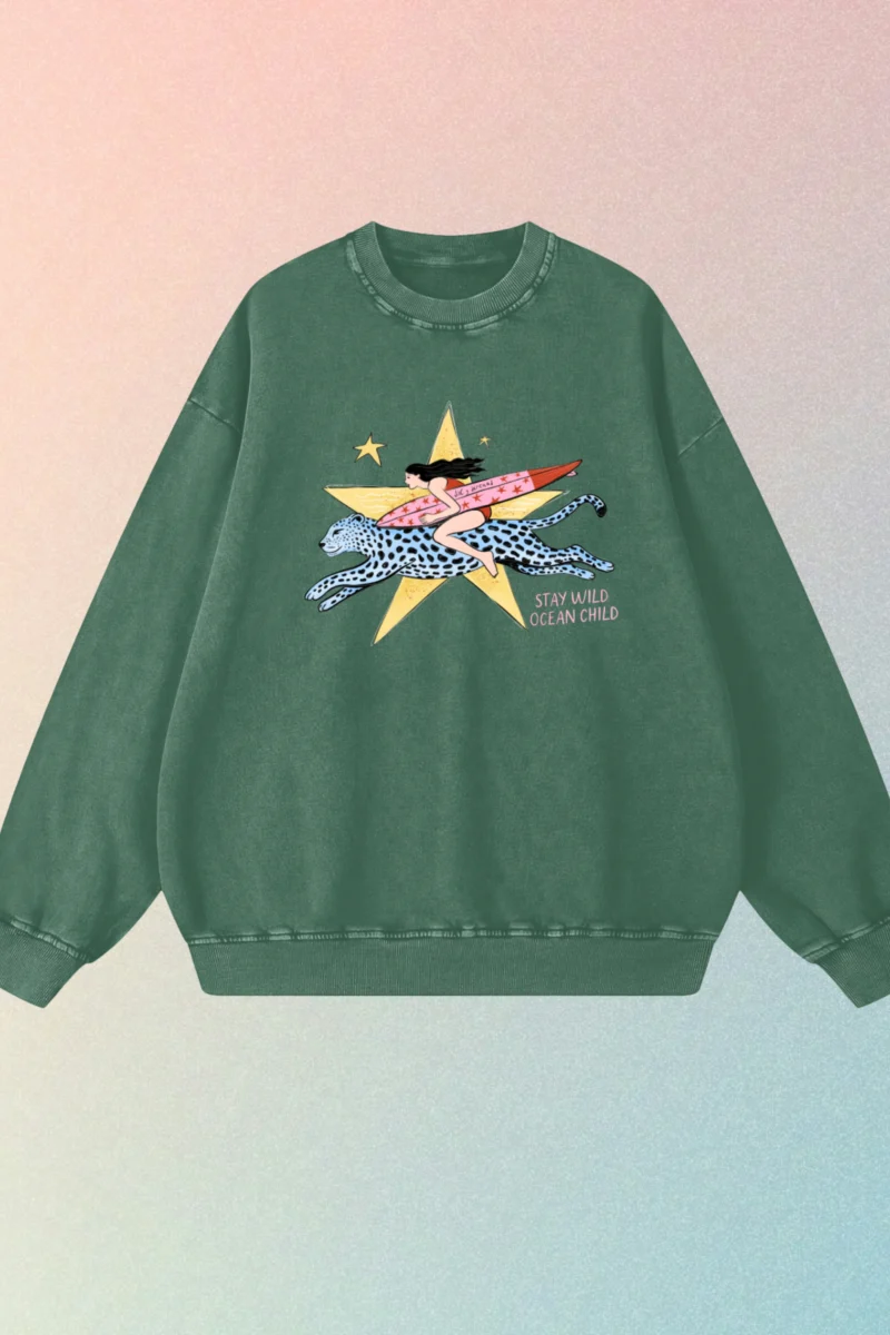 stay wild ocean child bluza