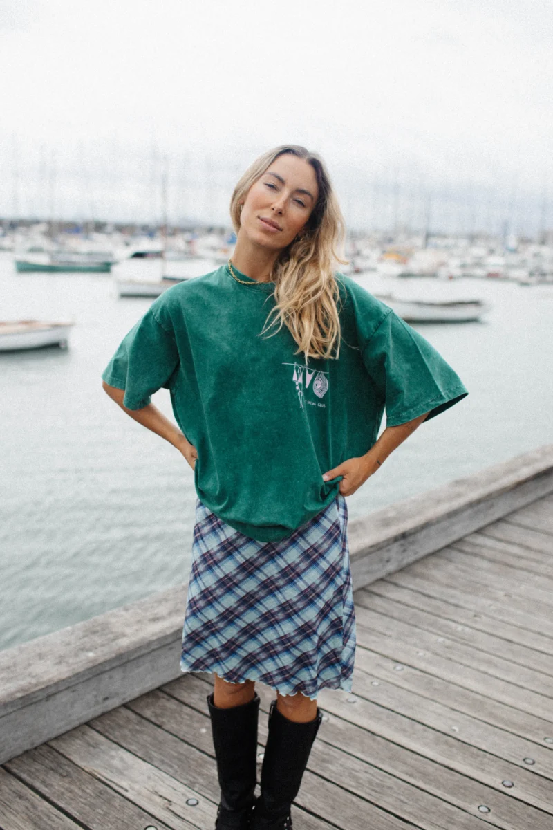 chalupy state of mind acid wash tee