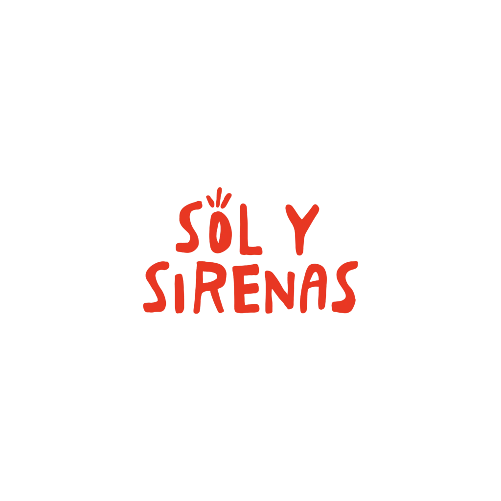 logo Sol y sirenas czerwone