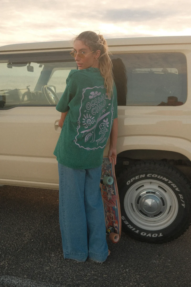 ocean child acid wash tee eng