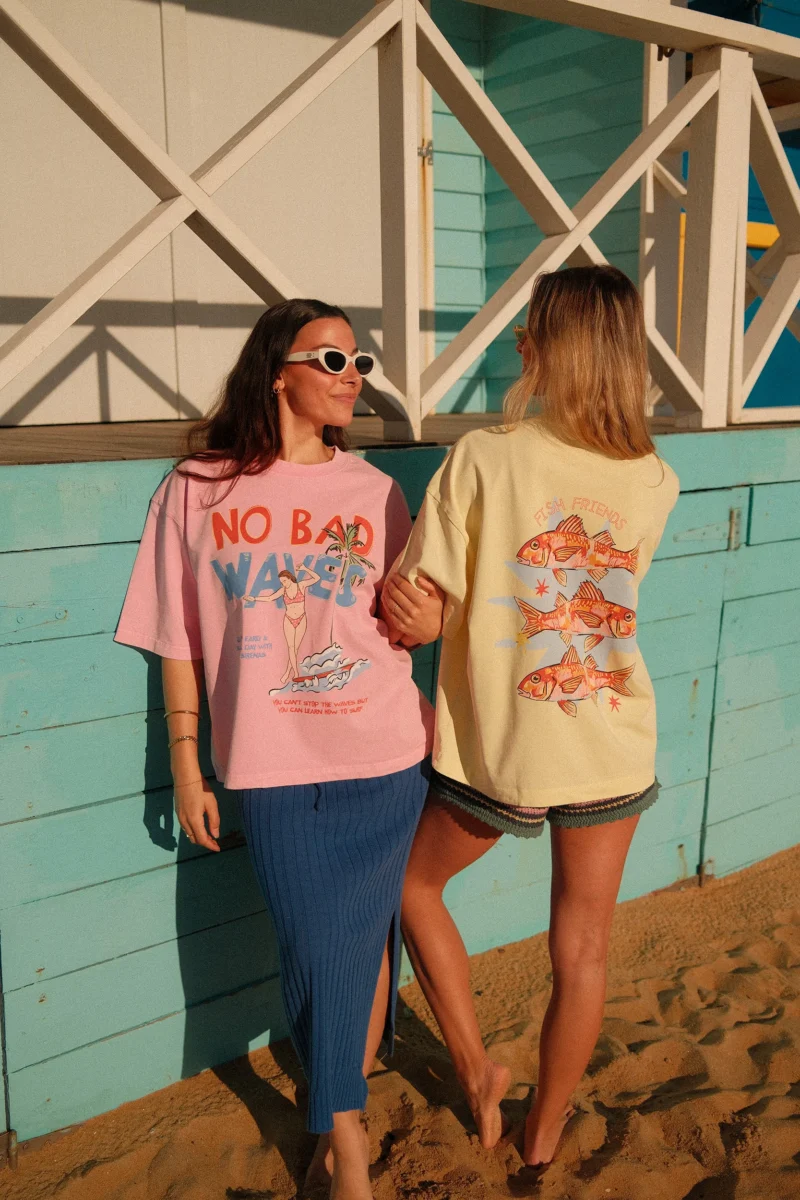 no bad waves boxy tee eng