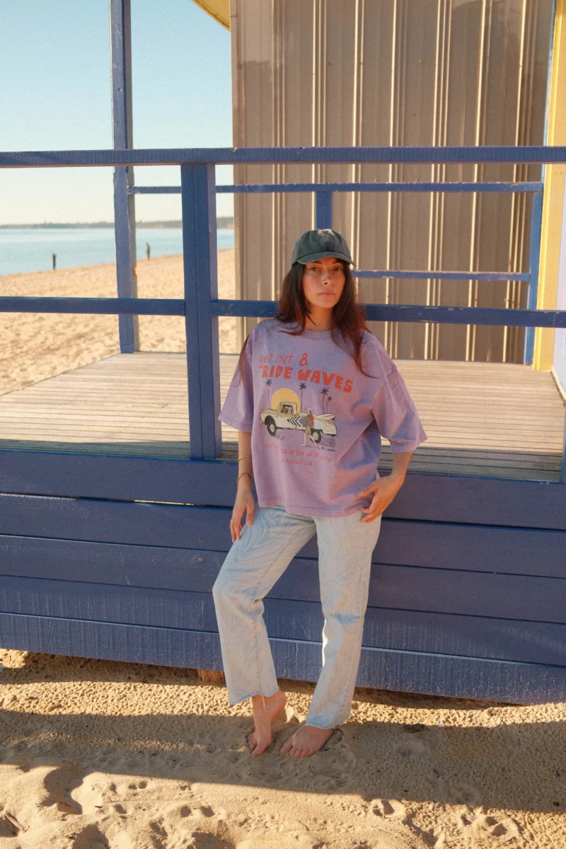 get out & ride waves boxy tee eng